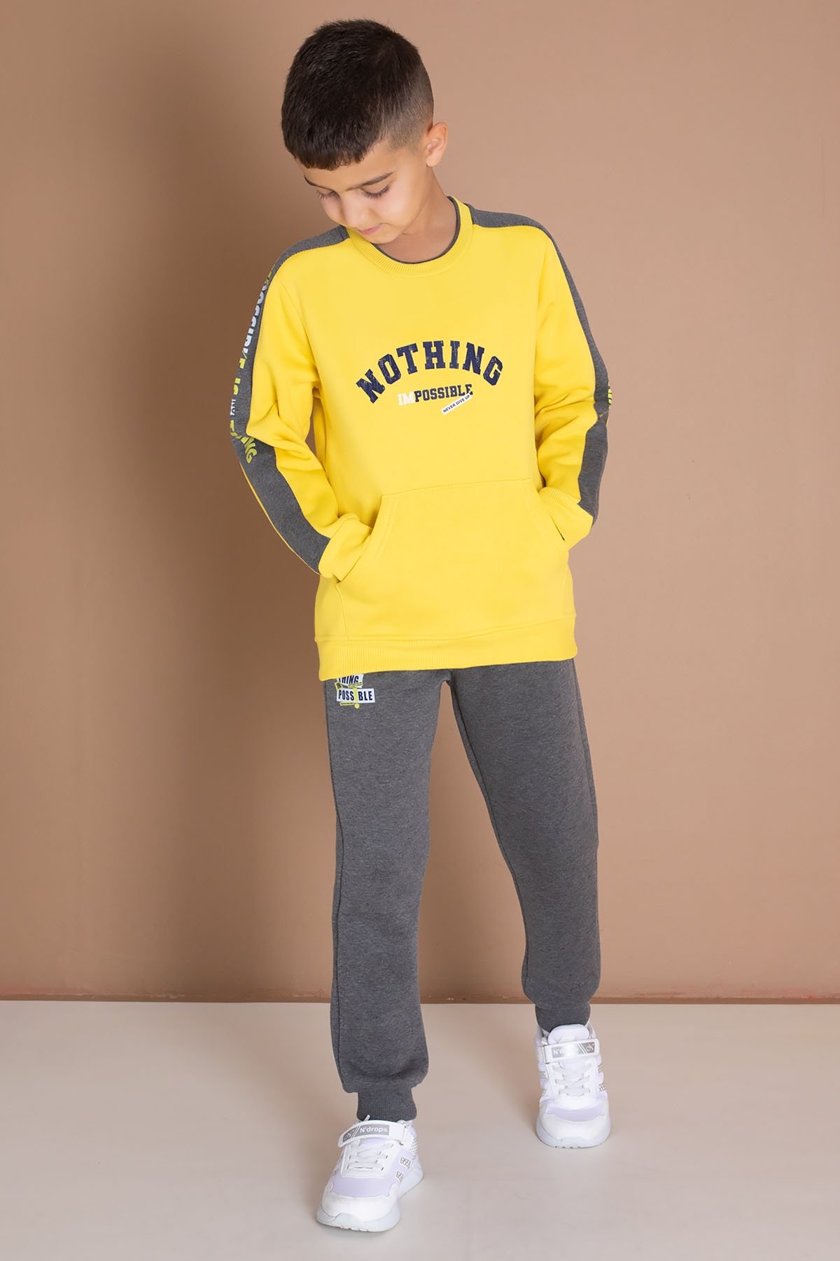 Baskılı Erkek Çocuk Eşofman Takımı